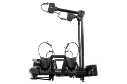 Inter Pack Velox 2 LED - faltbarer Anhängerkupplungs-Fahrradträger für 2 Fahrräder mit LED-Beleuchtung (schwarz)