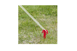 Set mit sechs ProPlus-Zeltheringen 364824, Kunststoffheringe zur Befestigung von Abspannleinen, 19 cm