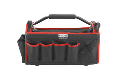 YATO YT-7435 Werkzeugtasche, offener Werkzeugkoffer, 49 x 23 x 28 cm