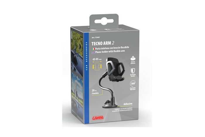 TECNO ARM 2 LAMP Handyhalterung mit Saugnapfbefestigung