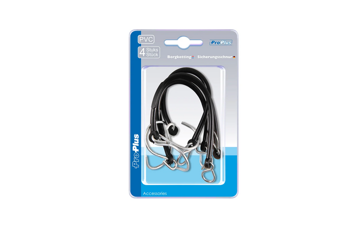 Satz mit vier Sicherheitsseilen mit Haken ProPlus 342130S, Länge 285 mm
