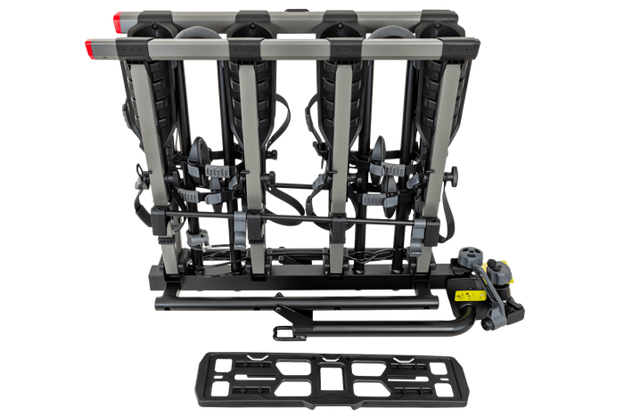 Inter Pack New Spider 4 - Anhängerkupplungs-Fahrradträger für 4 Fahrräder