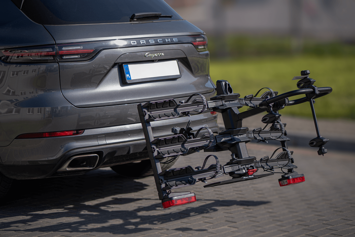 Inter Pack Spider 3 Lite - Anhängerkupplungs-Fahrradträger für 3 Fahrräder 