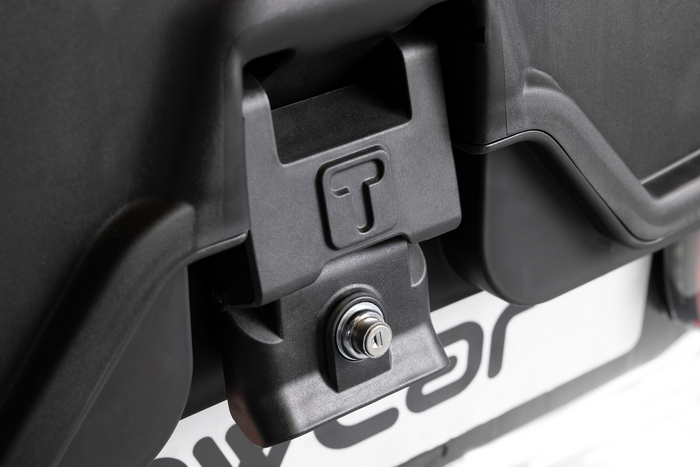 Towbox Camper Alpha schwarze LED (kurz) - Heckträgerbox