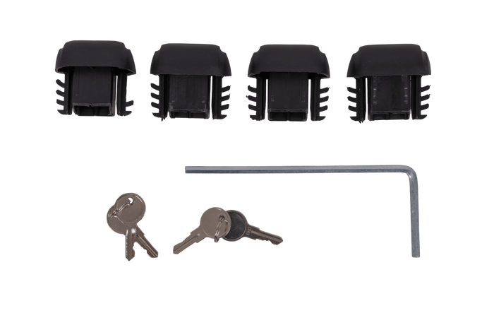 Eco Alubase 135 - universeller Aluminium-Dachträger mit Schlössern