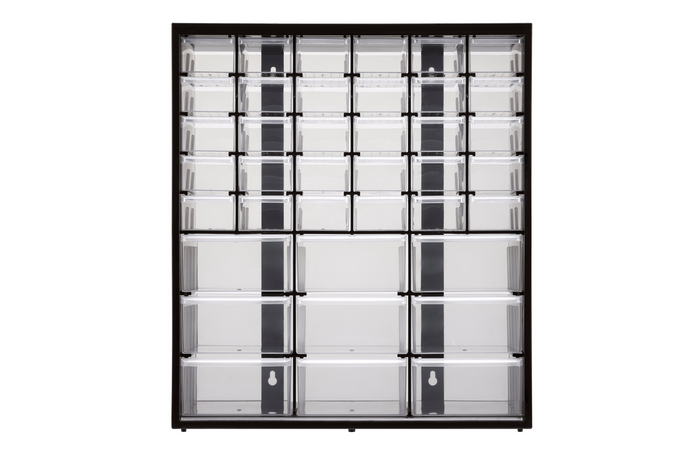 Werkstattschrank mit 39 Schubladen, STANLEY OPP-Schrank, 367 x 435 mm