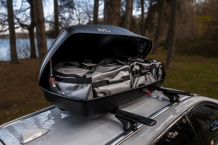 Inter Pack Stella 370 Dachbox, mattschwarz