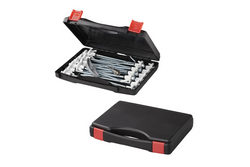 Set mit Schraubheringen für ProPlus 365014 Metallheringe mit Haken 20x20cm