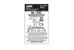 Reflektierende Weste LAMP M-XXL gelb