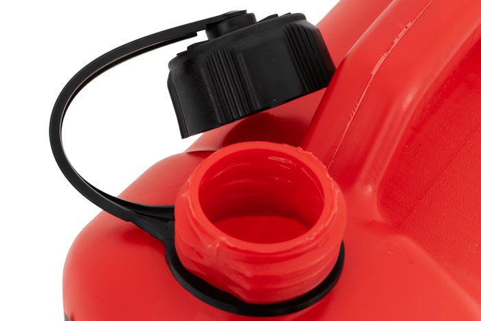 5-Liter-HERMON-Kunststoffkanister mit Trichter, rot
