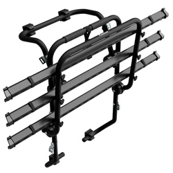 Padova 3 Stahl - Heckklappen-Fahrradträger für 3 Fahrräder (schwarz)