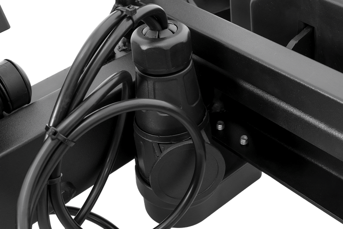 Inter Pack Velox 2 LED - faltbarer Anhängerkupplungs-Fahrradträger für 2 Fahrräder mit LED-Beleuchtung (schwarz)