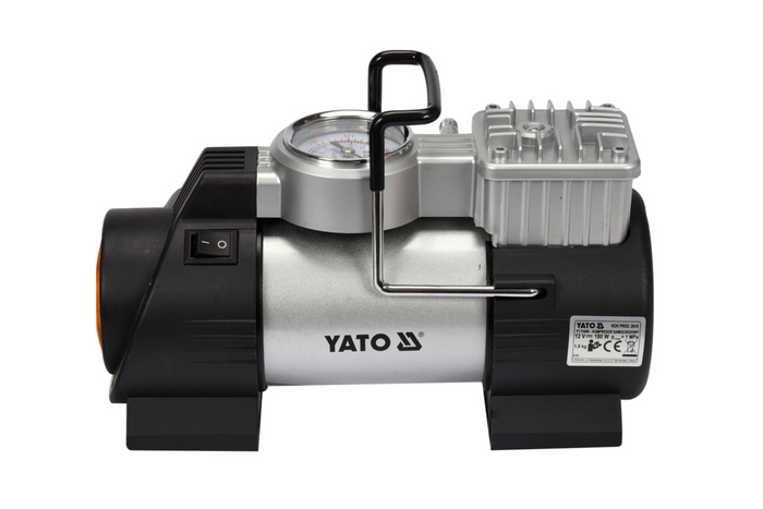 YATO YT-73460 Autokompressor mit LED-Lampe 12V 180W