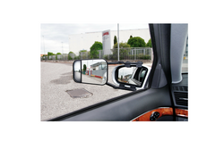 Universelle Anhängerspiegelleuchte mit flacher und konvexer Linse