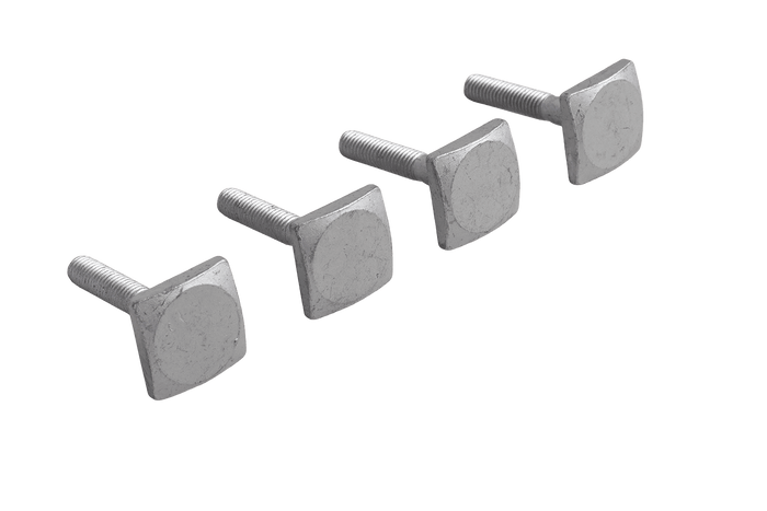 Einsatz für Aluminiumträger 35mm x M6 (4 Stk.)