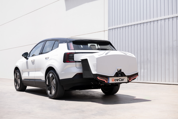 Towbox Alpha Classic Grau - Heckträgerbox