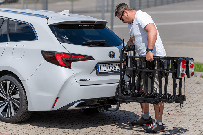 Inter Pack Quattro Fold – Anhängerkupplungs-Fahrradträger für 4 Fahrräder