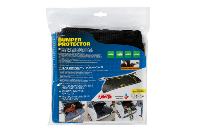 Heckstoßstangenschutzmatte mit Lampenabdeckung, 120 x 40 cm