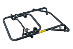 Peruzzo Brennero 4x4 Ersatzrad-Fahrradträger - 2-Fahrradträger mit Schienen (schwarz)