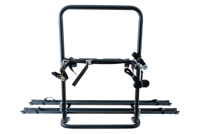 Peruzzo Brennero 4x4 Ersatzrad-Fahrradträger - 2-Fahrradträger mit Schienen (schwarz)