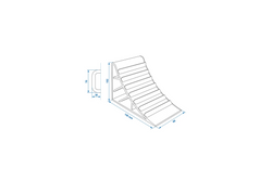 Satz mit zwei ProPlus-Radkeilen 341347 h:102mm 4000kg