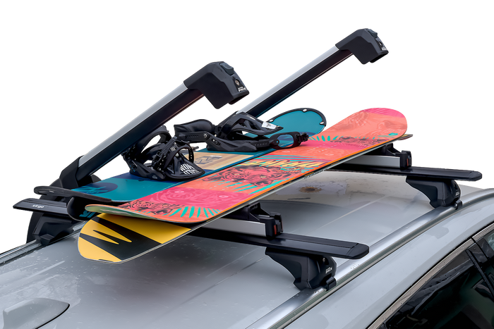 Inter Pack Frostline 4 - ausziehbarer Aluminiumhalter für 4 Paar Ski oder 2 Snowboards