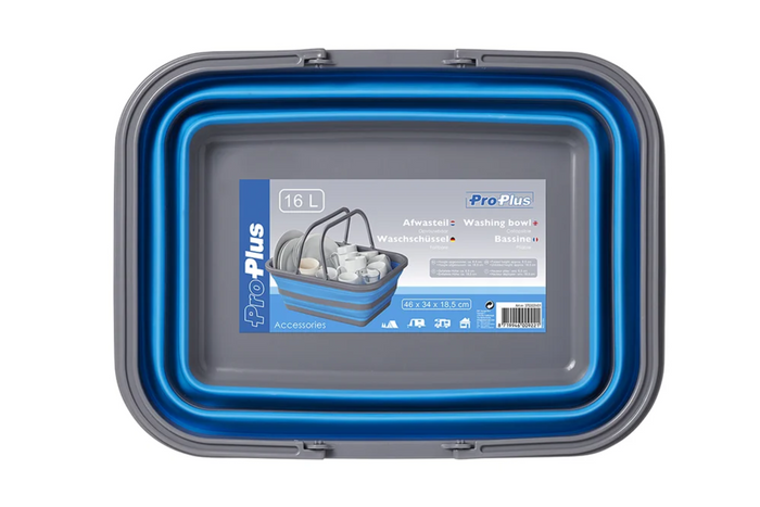 Faltbare Reiseschüssel ProPlus 370303V01 Silikonschüssel 16L