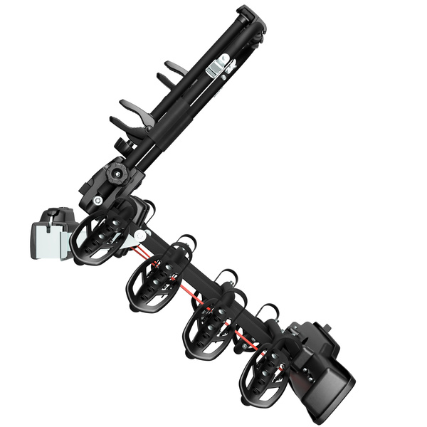 Peruzzo Parma 4 - Anhängerkupplungs-Fahrradträger für 4 Fahrräder (schwarz)