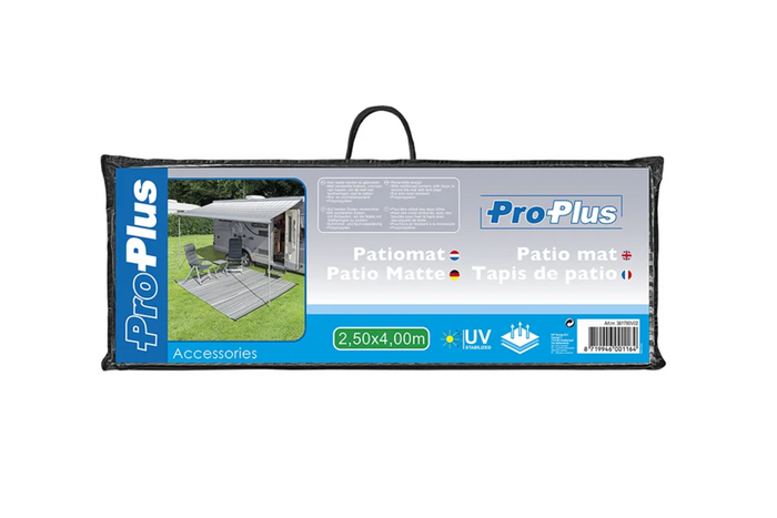 ProPlus 361780V02 Garten-Campingmatte, auf Heringen befestigt, 2,5 x 4 m