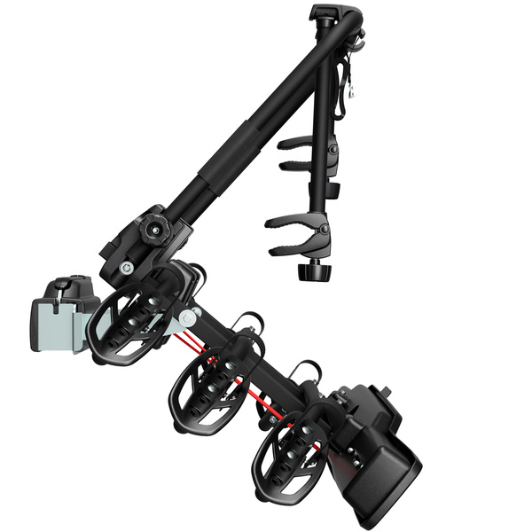 Peruzzo Parma 3 - Anhängerkupplungs-Fahrradträger für 3 Fahrräder (schwarz)