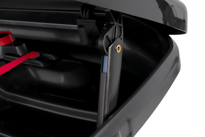 Atera Casar XL Dachbox, Schwarz Metallic