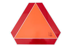 HERMON-Reflexionstafel, Warndreieck für langsam fahrende Fahrzeuge, 360 x 415 mm