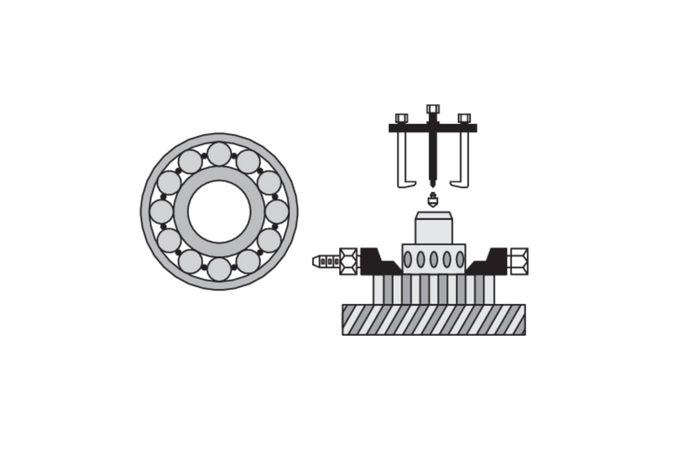 YATO YT-06412 Abzieher- und Trennset, 14-teilig