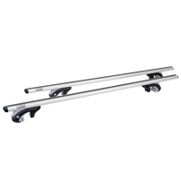  Eco Alubase 135 - universeller Aluminium-Dachträger mit Schienen und Schlössern