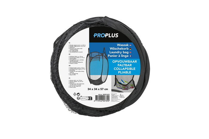 ProPlus 360814V01 Wäschekorb, faltbar, für Camping und Reisen