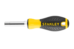 STANLEY 6-fach Schraubendreher, 3 Bits / 6 Spitzen