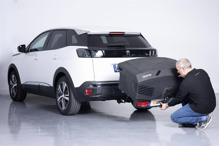 Towbox EVO Classic Grau - Heckträgerbox