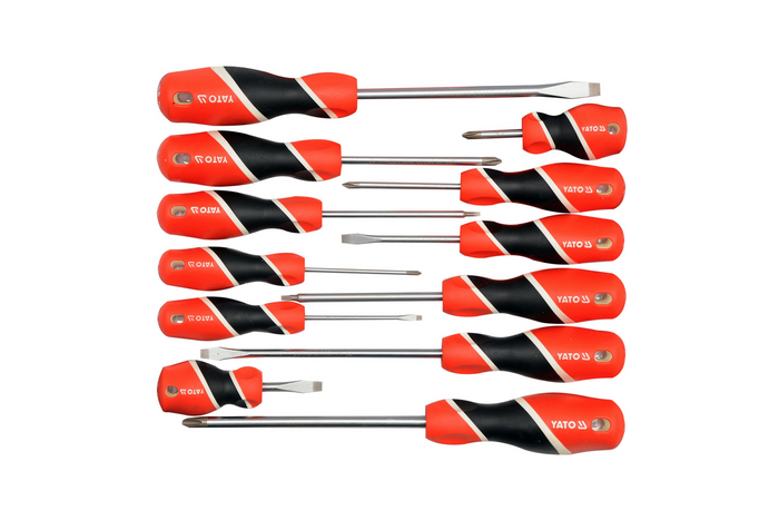 YATO YT-25967 12-teiliges Schraubendreher-Set