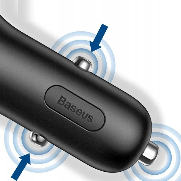 BASEUS Y-Typ 2xUSB-Autoladegerät, Zigarettenanzünderbuchse 40W