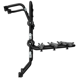 Padova 3 Stahl - Heckklappen-Fahrradträger für 3 Fahrräder (schwarz)