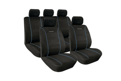 LAMPA Elegance blau, Satz Autositzbezüge für Vorder- und Rücksitze