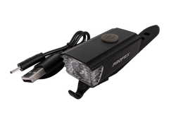 PROFEX 82004 Pro Alu Li-Pol USB Frontleuchte für Fahrräder