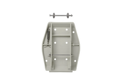 Satz mit vier ProPlus 361519 Anhängerstabilisierungs-Stützplatten mit Feder, 20,5 x 27,5 cm