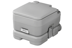 ProPlus 370415CR Tragbare Campingtoilette Grau 10L/10L