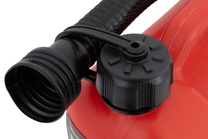 5-Liter-HERMON-Kunststoffkanister mit Trichter, rot