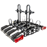 Inter Pack New Spider 4 - Anhängerkupplungs-Fahrradträger für 4 Fahrräder