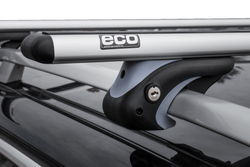  Eco Alubase 135 - universeller Aluminium-Dachträger mit Schienen und Schlössern