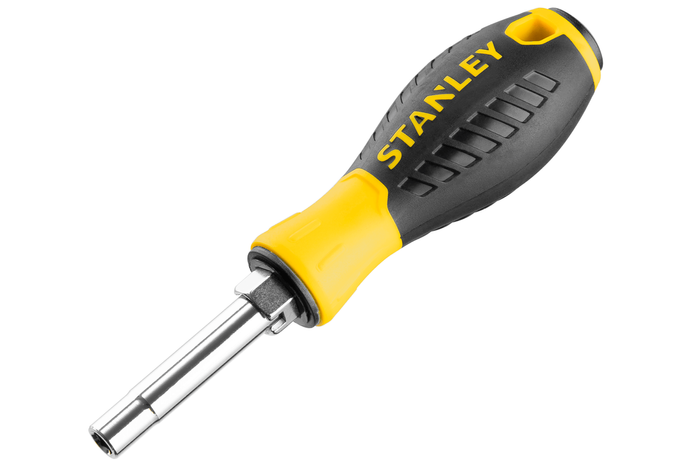 STANLEY 6-fach Schraubendreher, 3 Bits / 6 Spitzen