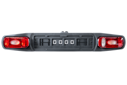 Plattform mit Anhängerkupplungsbox + Adapter für den Transport von 3 Fahrrädern Inter Pack Re-Cargo