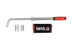 YATO YT-08040 ausziehbare Radmutternschlüssel-Steckschlüssel 17x19mm 21x23mm